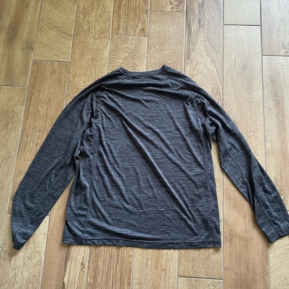 Eddie Bauer Performance "Free Dry" Gray Long Sleeve Active Shirt Men's Large - Picture 8 of 8